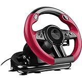 Speedlink TRAILBLAZER Racing Wheel – Gaming Lenkrad für PS3/PS4, Xbox Series X/S/One und PC, Schaltwippen und Schaltknüppel, dosierbare Pedale, schw