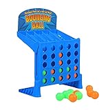 4 in einer Reihe Brettspiel | Bounce Balls Schüsse Spiel | Gaming Connect 4 Shots Link Ballspiel | Hüpfende 4 zu Link Schüsse Eltern Kind Interaktion Tischspiel Schnelles Spiel für Kinder ab 6 J