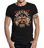 Rockabilly Fan T-Shirt: UK Rock N Roll L