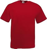 Fruit of the Loom Valueweight T-Shirt Dunkelrot XL