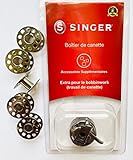 Singer Spulenkapsel + 5X Metall Spulen für Singer N