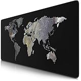 CSL - XXL Mauspad Gaming Titanwolf 900x400 mm - XL Mousepad Groß - Tischunterlage Large Size - verbessert Präzision und Geschwindigkeit - für Roccat Razer Logitech Maus und Tastatur - Weltk