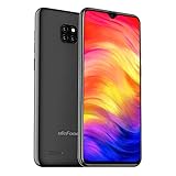 Ulefone Note 7 Smartphone ohne Vertrag - Android 9.0 Handy 16GB interner Speicher 6,1 Zoll Display 8MP Hauptkamera 5MP Vordere Kamera DuaL SIM 3500mAh Batterie Face ID (Schwarz)