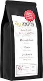 BRÜHDERLICH Premium Kaffeebohnen Arabica Yellow Bourbon (500g) - Außergewöhnlich Mild und Säurearm - Besondere Kaffeebohnen aus Brasilien - Harmonische Grundsüße und unglaublich W