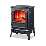 WGFGXQ 2000W schnelle Infrarot-Elektro-Kaminheizung, freistehender Kaminofen mit einstellbarem Heizmodus, Kleiner Eckkamin mit Überhitzung