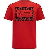 MERCEDES AMG PETRONAS Formula One Team - 2022 Chinesisches Neujahrs-Logo-T-Shirt - Chinesisch Rot - XL