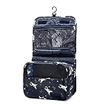 Eleccio Bella Kosmetiktasche, tragbar, Kosmetiktasche, Anhänger, Organizer, für Reisen, Leinen, 4,84 l, Einhorn, Talla única, Kulturb