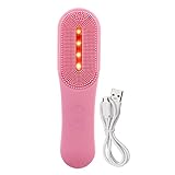 Gesichtsreinigungsbürste, Gesichtsreinigungsbürste Handheld Wiederaufladbare Gesichtsbürste Tragbares Gesichtsreinigungsgerät mit 2 Vibrationsmodi 5 Stufen Anpassung für Zuhause Outdoor R