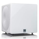 SVS 3000 Micro-Subwoofer (Piano-Glanz-Weiß), aktive Dual-20,3 cm Treiber, 800 Watt RMS, versiegeltes G