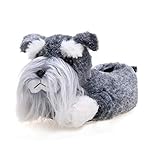 Damen Schnauzer Hunde hausschuhe, 37/40 EU