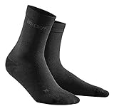 CEP – BUSINESS MID CUT SOCKS für Damen | Atmungsaktive Kompressionssocken in schwarz | Größe III