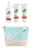 LR Aloe Via Aloe Vera Box mit Emergency Spray 150ml Propolis Creme 100ml und Gel Konzentrat 100ml inkl. GRATIS Summer Bag