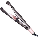 Lockenstab Lockenstäbe Haarglätter, Spirale Heizmatte 2 in 1 Haarglätter Curling Stab, mit Dual-Spannungen, LCD-Anzeige und einstellbarer Temperatur, for alle Haartypen Styling Werkzeuge mit 3D C