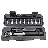 Drehmomentschlüssel Set - 1/4'DR 2-14Nm Drehmomentschlüssel Manuelle Schraubenschlüssel Fahrrad Reparatur T