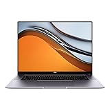 HUAWEI MateBook 16 Laptop, 16 Zoll 2.5K FullView Display, Windows 10 Home, AMD Ryzen 5 5600H, 16GB RAM, 512GB NVMe PCIe SSD, Color Accuracy Average Delta E=1, 10 Bit/1,07 Milliarden Farben, Space Gray