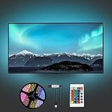 Yifacoom Led TV Hintergrundbeleuchtung, LED Streifen, 2M LED Strip für 40 bis 60 Zoll HDTV, TV-Bildschirm und PC-Monitor, Fernseher USB für TV-Bildschirm und PC-M