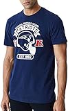 New Era NFL New England Patriots Graphic Helmet T-Shirt Herren dunkelblau/weiß, L