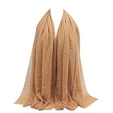 Dorical Muslimische für Damen Frauen Hijab Kopftuch Islamische Kopfbedeckung 90 x 180 cm, Baumwollmischung Gesichtsschleier, Schal, Pashmina, Turban,Reduziert(R-1,180 * 90cm)