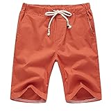 S-UN Herren Freizeit Kurze Hose Outdoor Elasticity Basic Cargo Shorts ÜBergrößE Kurze Hose Schnelltrocknende Trainingsshorts Cap