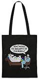 Urban Backwoods Psycho Unicorn Hipster Bag Beutel Stofftasche Eink