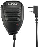 Walkie Talkie Handlautsprecher-Mikrofon, Schultermikrofon für BaoFeng UV-5R 5RA 5RB 5RC 5RD 5RE 5REPLUS 3R+ Zweiwege-Radiozubehö