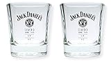2 Stück Jack Daniels Whisky Tumbler - original Gläser 2cl/4cl S
