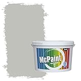 McPaint Bunte Wandfarbe Mondgrau - 5 Liter - Weitere Graue Farbtöne Erhältlich - Weitere Größen Verfügb