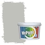 McPaint Bunte Wandfarbe Mondgrau - 5 Liter - Weitere Graue Farbtöne Erhältlich - Weitere Größen Verfügb