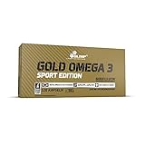 OLIMP- Gold Omega 3 Sport Edition (120 Kapseln). Nahrungsergänzungsmittel mit Fettsäuren und Vitamin E