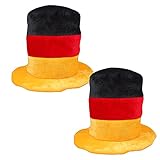 ELASTOFIT 2X XXL Fanhut Deutschland Zylinder Fanartikel EM 2021 Mütze Party