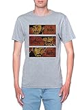 Die Gut Die Schlecht Die Hässlich Buone Cattivo Brutto T-Shirt Herren Grau T-Shirt Men's Grey M