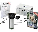 Wasserfilter Untertisch Set Carbonit Vario HP Classic | mit Garantieverlängerung | NFP Premium Trinkwasserfilter entfernt Schadstoffe, Schwermetalle | Made in Germany