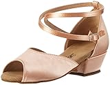 Diamant Mädchen Tanzschuhe 022-030-094 Standard & Latein, Beige, 28 EU