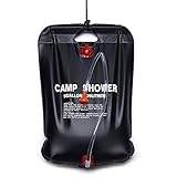 Trihedral-x Solar-Warmwasserflasche Wasserbeutel im Freien Campingausrüstung Campingdusche Taschen Duschbad T