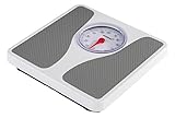 Korona 76660 Mechanische Personenwaage Louis in Weiß - Präzise Körperwaage für Personen bis zu 130 kg - Analoge Waag
