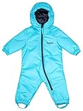 icefeld Schneeoverall/Skianzug für Babys und Kleinkinder (Jungen und Mädchen), türkis in Größe 86/92