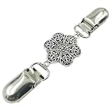 Mulitigy Jahrgang Cardigan Clip Blume Shirt Clips für den Rücken Bluse Verschluss Pullover Clip