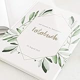 sendmoments Fotobuch zum Selbstgestalten, Grün, personalisiert mit eigenem Text, A4 Hochformat, 32 leere weiße S