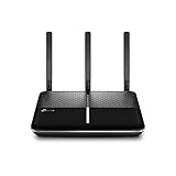 TP-Link Archer VR600v AC1600 WLAN Telefonie VDSL DSL Modem Router (1300 Mbit/s 5GHz, 300 Mbit/s 2,4GHz, komp. mit Telekom/1&1/Vodafone/O2, DECT Basis und Mediaserver, nur für Deutschland)schw