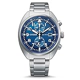 Citizen Herren Analog Eco-Drive Uhr mit Edelstahl Armband CA7040-85L