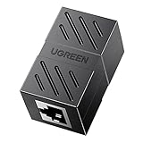 UGREEN RJ45 LAN Kupplung Netzwerk Verbinder Ethernet Koppler LAN Adapter für LAN Kabel, Netzwerkkabel, Patchkabel, Ethernet Kabel, Internet Kabel, RJ45 Coupler für Cat8, Cat7, Cat6, Cat5e (Schwarz)