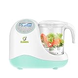 Bubos Baby Food Maker, 5-in-1 Smart Baby Food Processor, Babynahrung Mixer Dampfgarer, Chopper & Wärmer für Bio Lebensmittel Kochen, Pürieren & Aufwärmen - BPA-freie Kü