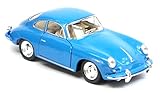 Generisch KINSMART Modellauto kompatibel mit Porsche 356 B Carrera 2 blau 12cm Sammlermodell ca. 1:32