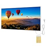 Bringer Bild Infrarotheizung mit Rahmen - Bildheizung mit UV Druck - 120x60x1,8cm - Chiang Mai, T