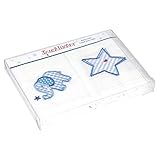 Die Spiegelburg - Spucktücher Elefant, BabyGlück, hellblau (2 Stück sortiert), 14057