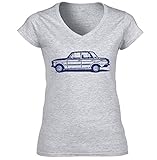 Teesandengines Women's FIAT 125 Special Grey T-Shirt Size XXLarg