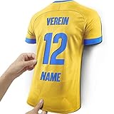 Elbeffekt Trikotlampe für Braunschweig Fans aus Holz - personalisierbares Geschenk - schenke Dein individuellen Braunschweig Fanartikel aus E
