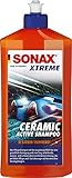 SONAX XTREME Ceramic ActiveShampoo (500 ml) Pflegeshampoo mit Versiegelungseffekt für eine lang anhaltende, wasser- und schmutzabweisende Konservierung | Art-Nr. 02592000