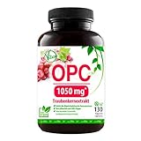 MeinVita OPC - Traubenkern Extrakt 1050 mg OPC hochdosiert - Tagesportion, 100% Vegane Kapseln, 1er Pack (1 x 81 g)