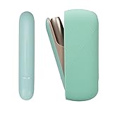 YiTenn Schutzhülle mit Seitendeckel Case Hülle Set für IQOS 3/3 Duo, Silikon+ ABS Plastic Zubehör (Hellgrün)